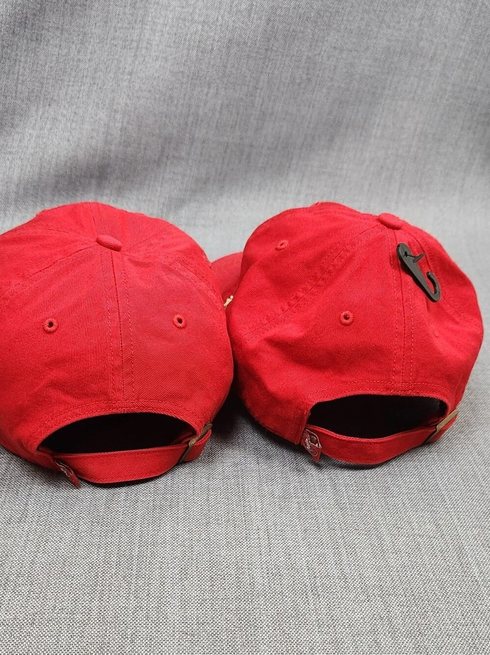 47  San Francisco 49ers Curved Bill Adjustable Hats Lot Of  2